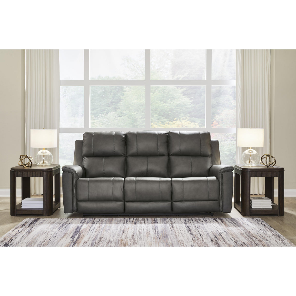  Signature Design by Ashley Bleckley PCU1200015 Power Reclining Sofa with Adjustable Headrest IMAGE 5