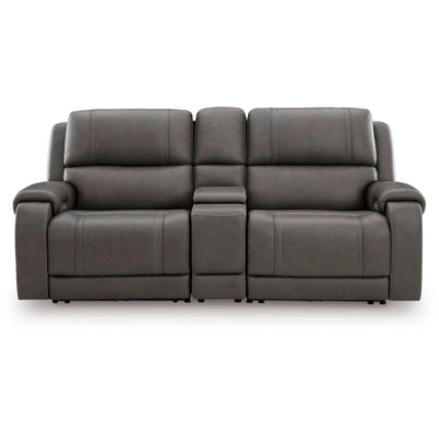  Signature Design by Ashley 5Z - Pittson PCU12600S2 3 pc Power Reclining Sectional Loveseat with Console IMAGE 1
