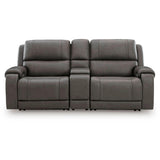  Signature Design by Ashley 5Z - Pittson PCU12600S2 3 pc Power Reclining Sectional Loveseat with Console IMAGE 1