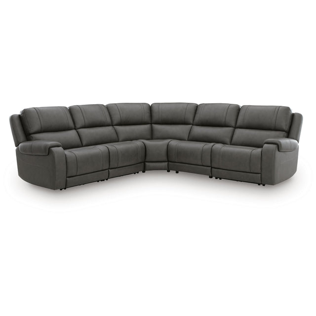  Signature Design by Ashley 5Z - Pittson PCU12600S6 5 pc Power Reclining Sectional IMAGE 1