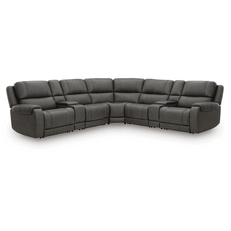  Signature Design by Ashley 5Z - Pittson PCU12600S7 7 pc Power Reclining Sectional IMAGE 1