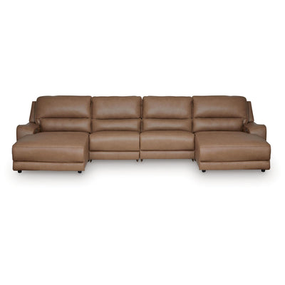  Signature Design by Ashley DeepWakes PCU62606S37 4 pc Reclining Sectional with Double Chaise IMAGE 1