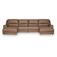  Signature Design by Ashley DeepWakes PCU62606S37 4 pc Reclining Sectional with Double Chaise IMAGE 1