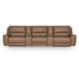  Signature Design by Ashley DeepWakes PCU62606S39 5 pc Reclining Sectional with Storage Consoles IMAGE 1