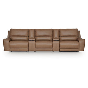  Signature Design by Ashley DeepWakes PCU62606S39 5 pc Reclining Sectional with Storage Consoles IMAGE 1