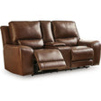  Signature Design by Ashley DeepWakes PCU6260718 Power Reclining Loveseat with Console and Adjustable Headrest IMAGE 1