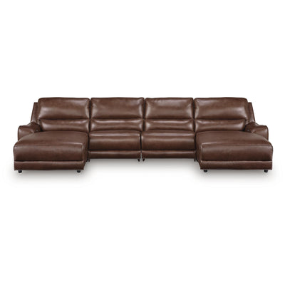  Signature Design by Ashley DeepWakes PCU62607S37 4 pc Reclining Sectional with Double Chaise IMAGE 1