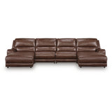 Signature Design by Ashley DeepWakes PCU62607S37 4 pc Reclining Sectional with Double Chaise IMAGE 1