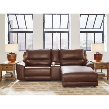  Signature Design by Ashley DeepWakes PCU62607S4 3 pc Power Reclining Sectional with Chaise IMAGE 2