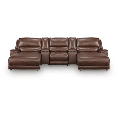  Signature Design by Ashley DeepWakes PCU62607S41 5 pc Reclining Sectional with Double Chaise and Storage Consoles IMAGE 1