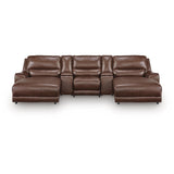  Signature Design by Ashley DeepWakes PCU62607S41 5 pc Reclining Sectional with Double Chaise and Storage Consoles IMAGE 1