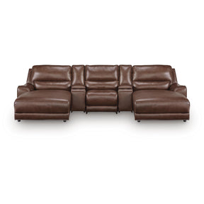  Signature Design by Ashley DeepWakes PCU62607S41 5 pc Reclining Sectional with Double Chaise and Storage Consoles IMAGE 1