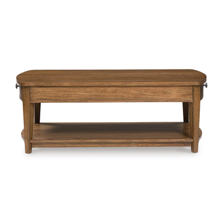  Signature Design by Ashley Burkbyer T513-1 Rectangular Cocktail Table IMAGE 3