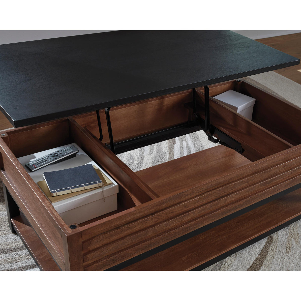  Signature Design by Ashley Kallari T737-9 Lift Top Cocktail Table IMAGE 7