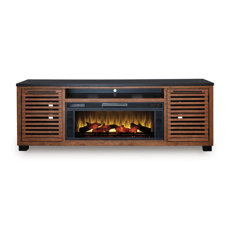  Signature Design by Ashley Kallari W737W1 84" TV Stand with Electric Fireplace IMAGE 2