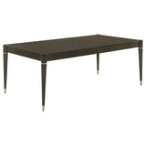  Coaster Furniture Reseda 193671 81-inch Extension Leaf Dining Table - Ash Brown IMAGE 1