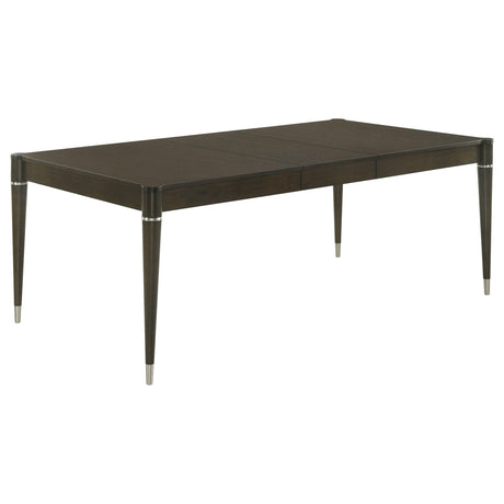  Coaster Furniture Reseda 193671 81-inch Extension Leaf Dining Table - Ash Brown IMAGE 1