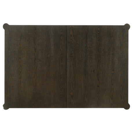  Coaster Furniture Reseda 193671 81-inch Extension Leaf Dining Table - Ash Brown IMAGE 10