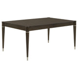  Coaster Furniture Reseda 193671 81-inch Extension Leaf Dining Table - Ash Brown IMAGE 4