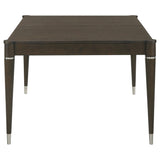 Coaster Furniture Reseda 193671 81-inch Extension Leaf Dining Table - Ash Brown IMAGE 8