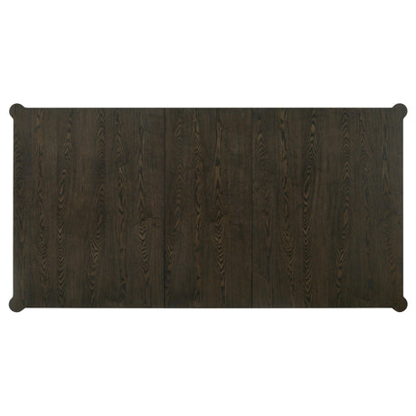  Coaster Furniture Reseda 193671 81-inch Extension Leaf Dining Table - Ash Brown IMAGE 9