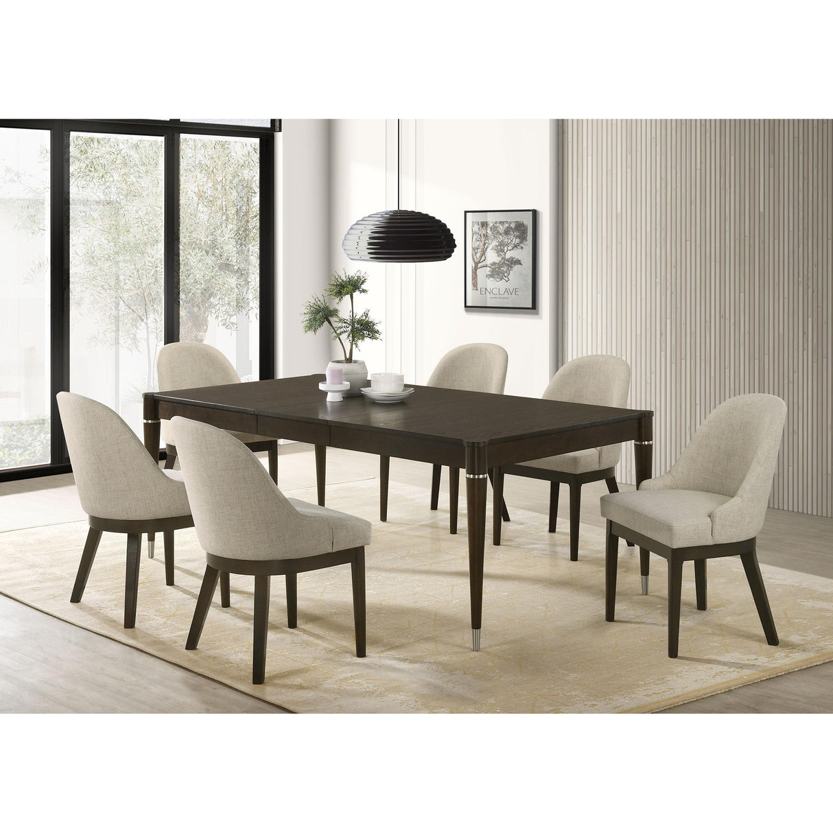  Coaster Furniture Reseda 193672 Set of 2 Upholstered Dining Side Chair - Beige IMAGE 10