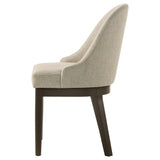  Coaster Furniture Reseda 193672 Set of 2 Upholstered Dining Side Chair - Beige IMAGE 6