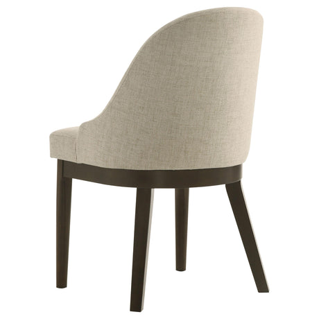  Coaster Furniture Reseda 193672 Set of 2 Upholstered Dining Side Chair - Beige IMAGE 7