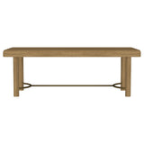  Coaster Furniture Arini 108931 104-inch Extension Leaf Dining Table - Sand Wash IMAGE 4