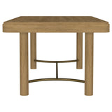  Coaster Furniture Arini 108931 104-inch Extension Leaf Dining Table - Sand Wash IMAGE 8