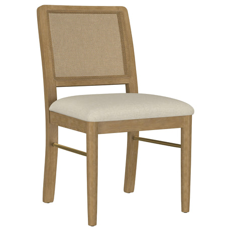  Coaster Furniture Arini 108932SWD Set of 2 Rattan Cane Dining Side Chair - Sand Wash IMAGE 2