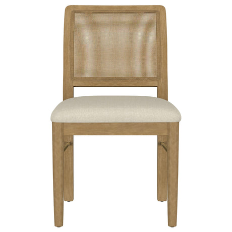  Coaster Furniture Arini 108932SWD Set of 2 Rattan Cane Dining Side Chair - Sand Wash IMAGE 3