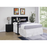  Coaster Furniture Westpark 315851Q 49-inch Queen Bookcase Headboard - Black IMAGE 7