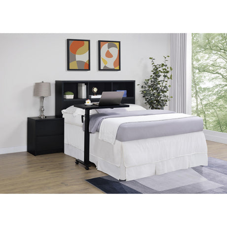  Coaster Furniture Westpark 315851Q 49-inch Queen Bookcase Headboard - Black IMAGE 7