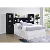  Coaster Furniture Westpark 315851Q 49-inch Queen Bookcase Headboard - Black IMAGE 9