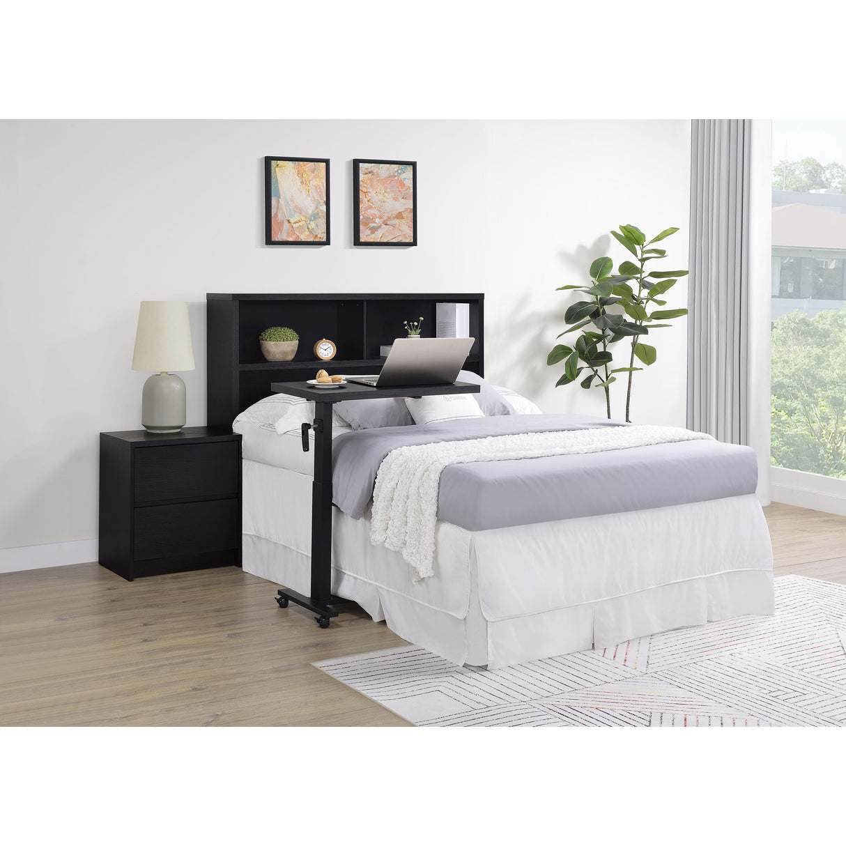  Coaster Furniture Westpark 315851F 49-inch Full Bookcase Headboard - Black IMAGE 7