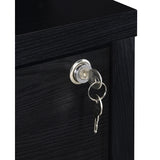  Coaster Furniture Westpark 802703 3-shelf Bookcase USB and Lockable Drawer - Black IMAGE 10