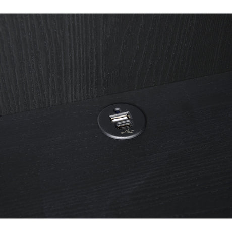  Coaster Furniture Westpark 802703 3-shelf Bookcase USB and Lockable Drawer - Black IMAGE 11