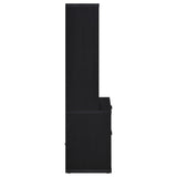 Coaster Furniture Westpark 802703 3-shelf Bookcase USB and Lockable Drawer - Black IMAGE 9
