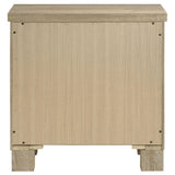  Coaster Furniture Oakglen 225102 2-drawer Nightstand Bedside Table - Weathered Oak IMAGE 7