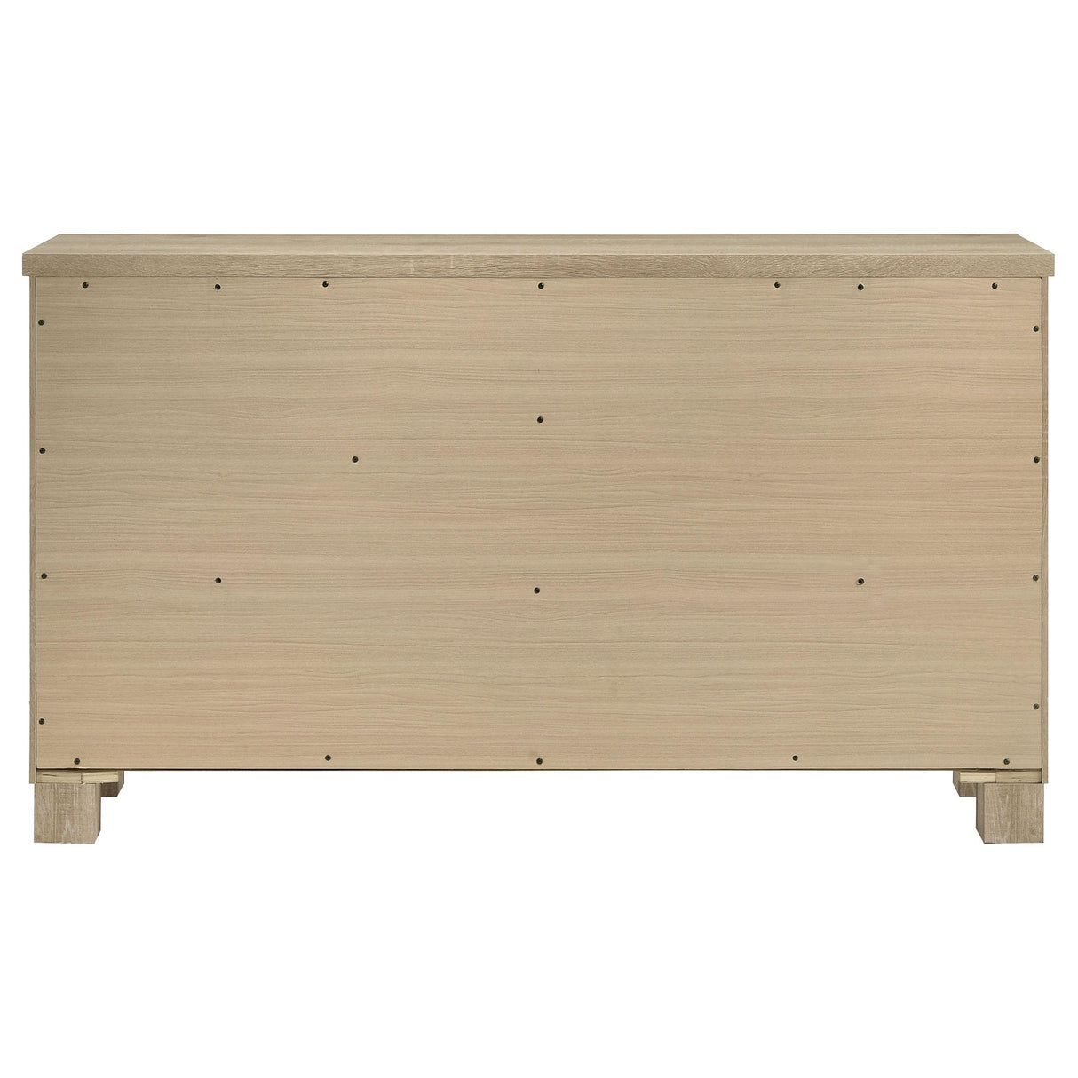  Coaster Furniture Oakglen 225103 6-drawer Dresser - Weathered Oak IMAGE 7
