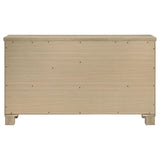  Coaster Furniture Oakglen 225103 6-drawer Dresser - Weathered Oak IMAGE 7