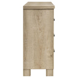  Coaster Furniture Oakglen 225103 6-drawer Dresser - Weathered Oak IMAGE 9