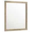  Coaster Furniture Oakglen 225104 Dresser Mirror - Weathered Oak IMAGE 1