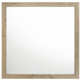  Coaster Furniture Oakglen 225104 Dresser Mirror - Weathered Oak IMAGE 3