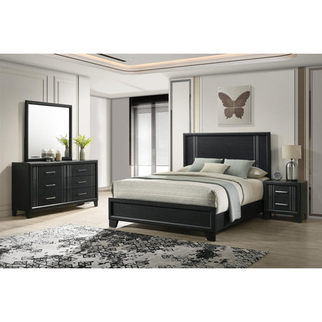  Crown Mark Charlie B9235-1 Dresser - Charcoal IMAGE 3