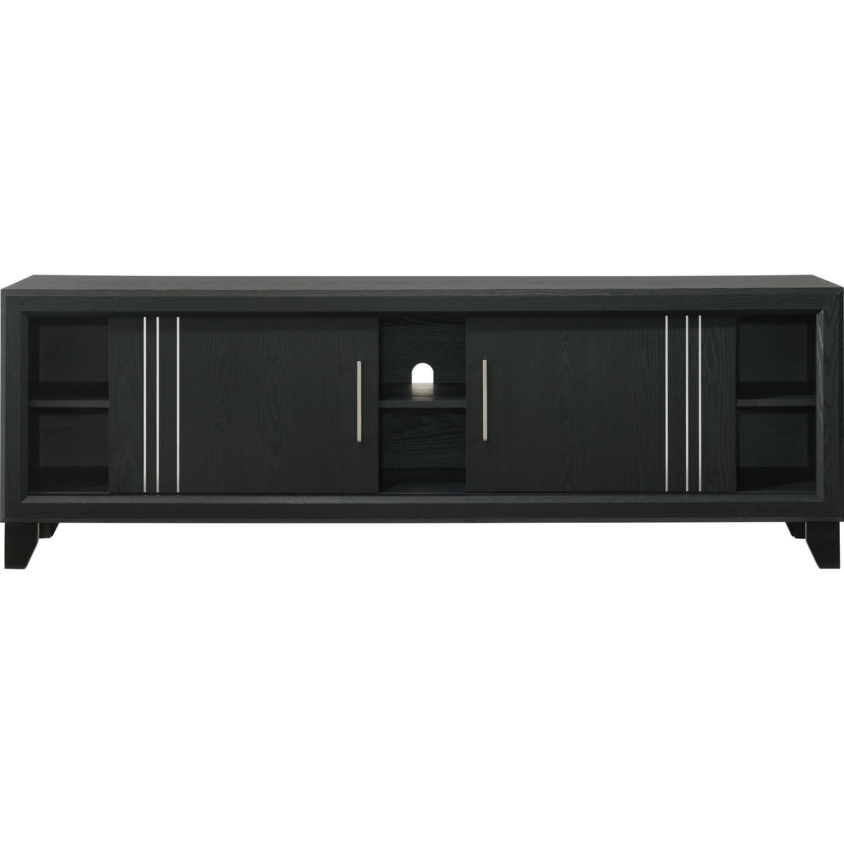 Crown Mark Charlie B9235-9 TV Stand - Charcoal IMAGE 3