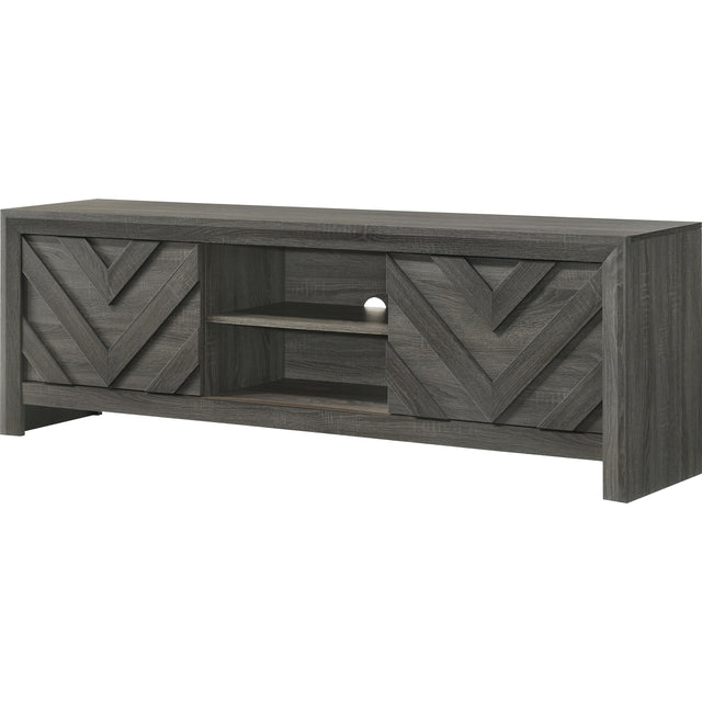  Crown Mark Valor B9335-9 TV Stand - Grey IMAGE 1