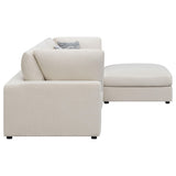  Coaster Furniture Serene 551321-SETB 4 pc Upholstered Modular Sectional - Beige IMAGE 5