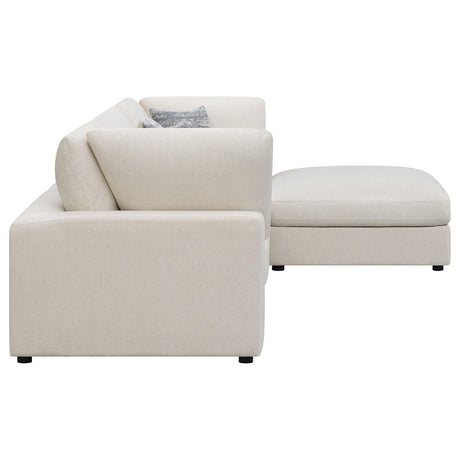  Coaster Furniture Serene 551321-SETB 4 pc Upholstered Modular Sectional - Beige IMAGE 5